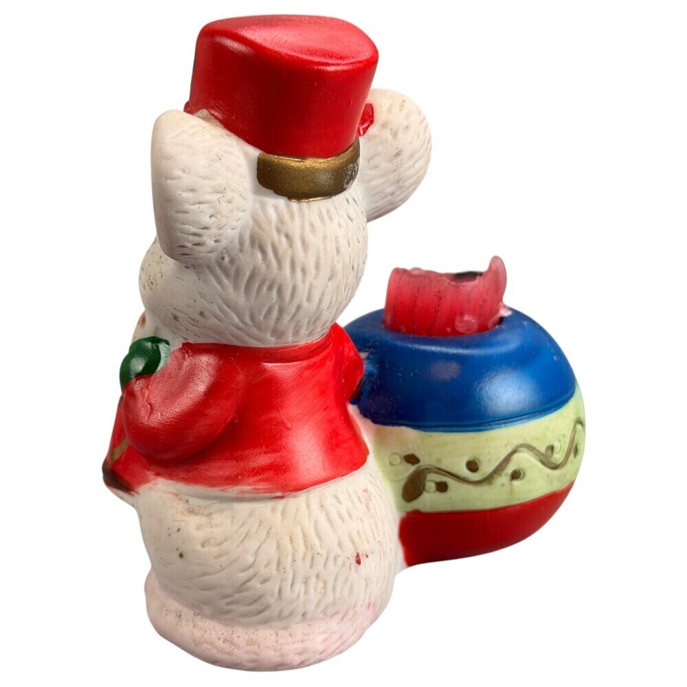 Christmas Candle Holders Set of 2 Mouse Penguin Holiday Friends Original Box - Picture 5 of 14